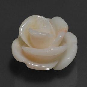Corallo naturale rosa da 17,14 ct, forma fantasia, opaco