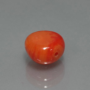 Corallo naturale rosa da 2,25 ct, forma fantasia, opaco
