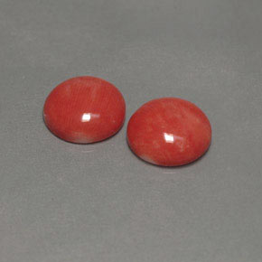 Gemme di Corallo Color salmone naturale da  ct, Rotondo, Opaco