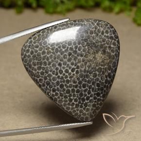 Corallo Multicolore naturale da 44.83 ct, Forma a pera, Opaco