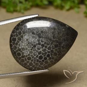 Corallo Multicolore naturale da 21.35 ct, Forma a pera, Opaco