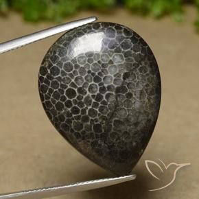 Corallo Multicolore naturale da 21.35 ct, Forma a pera, Opaco