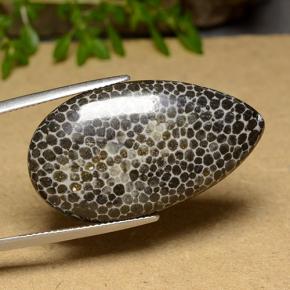 Corallo Multicolore naturale da 26.37 ct, Forma a pera, Opaco