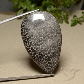 Corallo Multicolore naturale da 42.17 ct, Forma a pera, Opaco