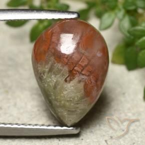 Corallo Multicolore naturale da 4.83 ct, Forma a pera, Traslucido