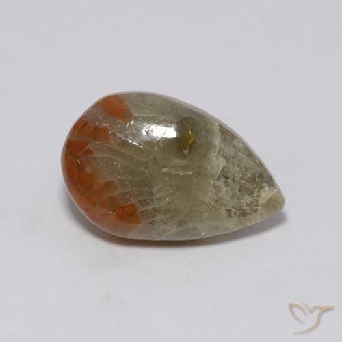 Corallo Multicolore naturale da 3.72 ct, Forma a pera, Opaco