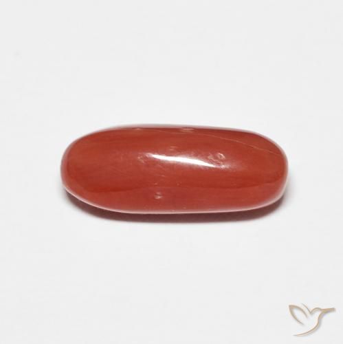2.01ct Naturale Rosso medio Corallo, Ovale, Opaco