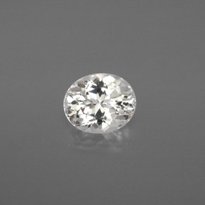 Danburite Bianco naturale da 1.08 ct, Taglio ovale, VVS
