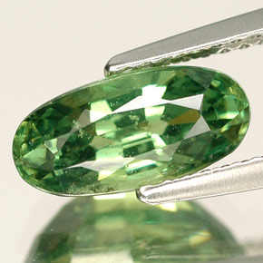 Granato demantoide naturale verde da 2,35 ct, taglio ovale, VS