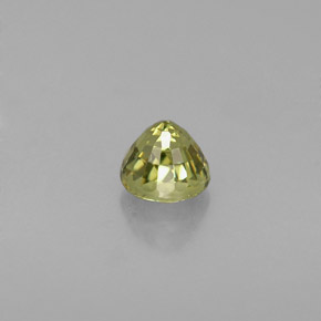 Granato demantoide naturale verde da 0,39 ct, taglio rotondo, VS-SI