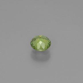 Granato demantoide naturale verde da 0,42 ct, taglio rotondo, VS