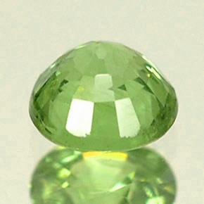 Granato demantoide naturale verde da 0,34 ct, taglio rotondo, VS