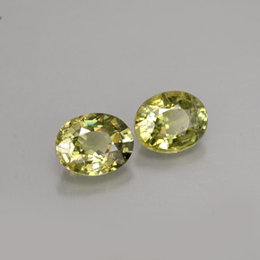 Granato demantoide naturale oro da  ct, taglio ovale, VS