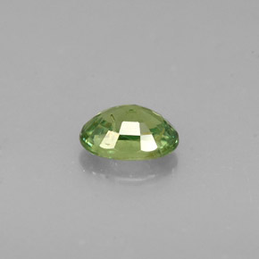Granato demantoide naturale verde da 0,48 ct, taglio ovale, VS-SI
