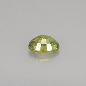 Granato demantoide naturale verde da 0,44 ct, taglio ovale, VS-SI