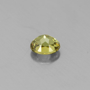 Granato demantoide naturale verde da 0,28 ct, taglio ovale, VS