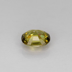 Granato demantoide naturale verde da 0,62 ct, taglio ovale, VS