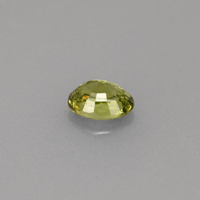 Granato demantoide naturale verde da 0,42 ct, taglio ovale, VS-SI