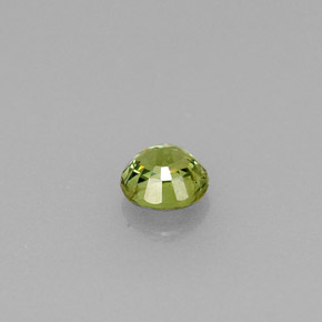 Granato demantoide naturale verde da 0,33 ct, taglio rotondo, VS