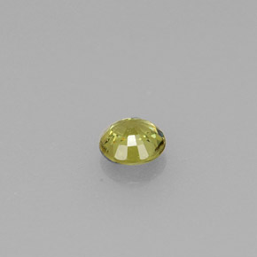 Granato demantoide naturale verde da 0,27 ct, taglio rotondo, VS