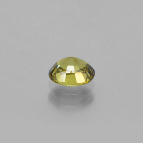 Granato demantoide naturale verde da 0,58 ct, taglio ovale, VS
