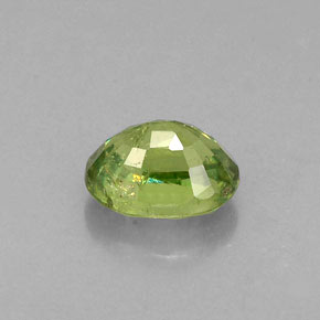 Granato demantoide naturale verde da 0,79 ct, taglio ovale, VS-SI