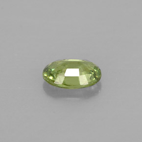 Granato demantoide naturale verde da 0,54 ct, taglio ovale, VS-SI