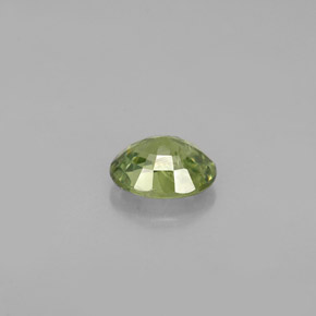 Granato demantoide naturale verde da 0,66 ct, taglio ovale, VS-SI