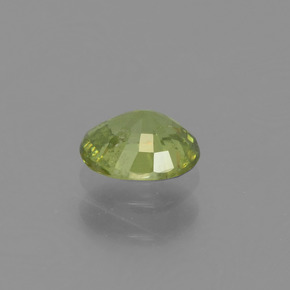 Granato demantoide naturale verde da 0,48 ct, taglio ovale, VS-SI