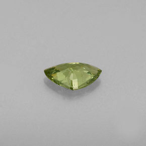 Granato demantoide naturale verde da 0,31 ct, trillion, VS