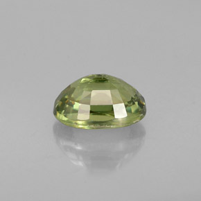Granato demantoide naturale verde da 0,77 ct, taglio ovale, VS