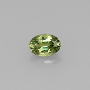 Granato demantoide naturale verde da 0,67 ct, taglio ovale, VVS