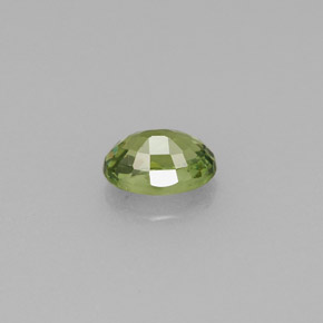 Granato demantoide naturale verde da 0,67 ct, taglio ovale, VVS