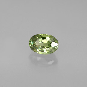 Granato demantoide naturale verde da 0,56 ct, taglio ovale, VVS-VS