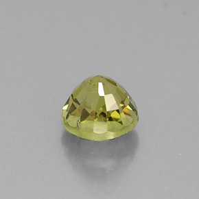 Granato demantoide naturale verde da 0,65 ct, taglio rotondo, VS-SI