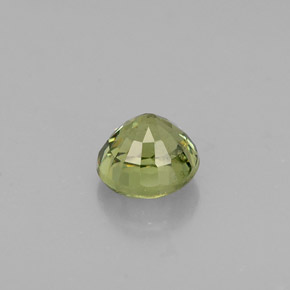 Granato demantoide naturale verde da 0,58 ct, taglio rotondo, VS