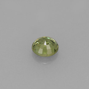 Granato demantoide naturale verde da 0,47 ct, taglio rotondo, VS