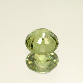 Granato demantoide naturale verde da 0,53 ct, taglio rotondo, VS