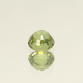Granato demantoide naturale verde da 0,45 ct, taglio rotondo, VVS-VS