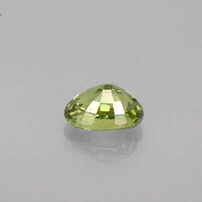 Granato demantoide naturale verde da 0,64 ct, taglio ovale, VS