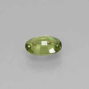 Granato demantoide naturale verde da 0,48 ct, taglio ovale, VS