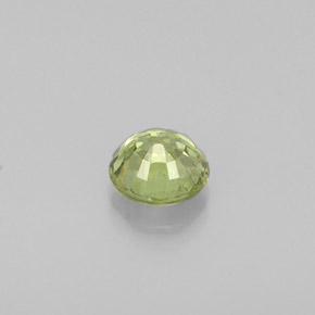 Granato demantoide naturale verde da 0,45 ct, taglio rotondo, VS-SI