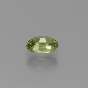 Granato demantoide naturale verde da 0,59 ct, taglio ovale, VVS-VS