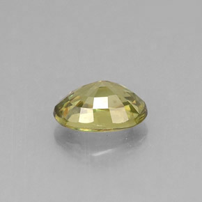 Granato demantoide naturale verde da 0,66 ct, taglio ovale, VVS-VS