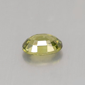 Granato demantoide naturale verde da 0,65 ct, taglio ovale, VVS-VS