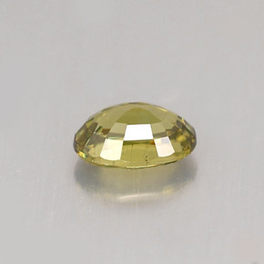 Granato demantoide naturale verde da 0,68 ct, taglio ovale, VVS-VS