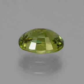 Granato demantoide naturale verde da 0,67 ct, taglio ovale, VS-SI