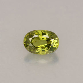 Granato demantoide naturale verde da 0,63 ct, taglio ovale, VS