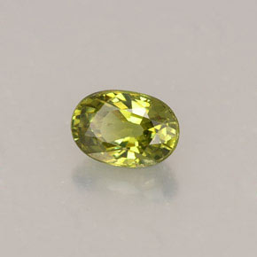 Granato demantoide naturale verde da 0,63 ct, taglio ovale, VS