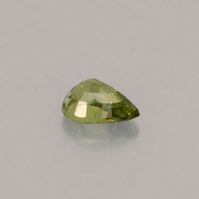 Granato demantoide naturale verde da 0,50 ct, taglio ovale, VS